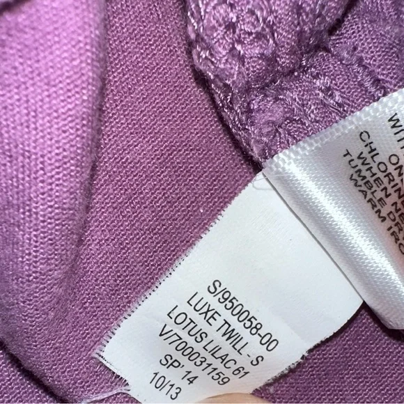 Banana Republic • Luxe Twill Pants in Lotus Lilac - Picture 8 of 15